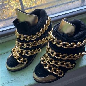 Jeffery Campbell sneaker boots cute